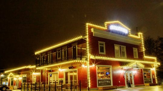 Blog - Christmas Lights – You Do Have Another Option Commercial Christmas Installation - Warm White Building Outline