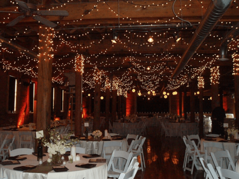 Special Event Lighting - Warm White Mini Lights in Ceiling