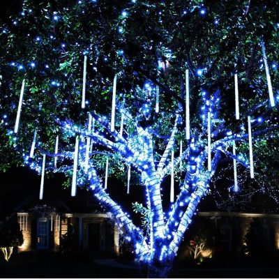 FestiLight - Snow Fall Lights - Pure White and Blue - Dynamic Christmas Lighting