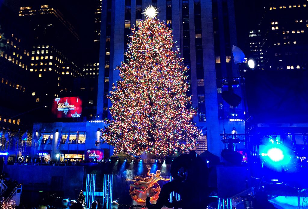 Rockefeller Christmas Tree in New York