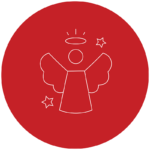 Red Festilight Angel Icon